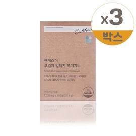 Yeo Esther Supercritical Altige Omega 3 1020mg x 30 capsules 3ea / 여에스더 초임계 알티지 오메가3 1020mg x 30캡슐 3개