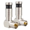 Right Angle Plug Set 2 x Male & 2 x