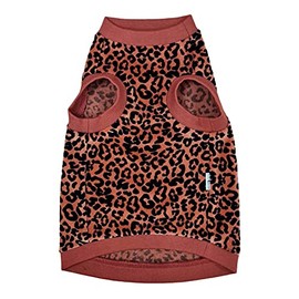 Kotomoda Cat's T-shirt Leopard Organic velour for Sphynx and naked cats (S)