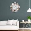 Timelike Modern DIY Frame Clock - White, 40*40*4.5cm, Battery Powered,