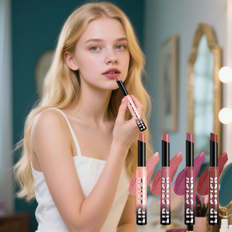 Matte Lipstick Set - Lightweight Lip Gloss | Hydrating Waterproof