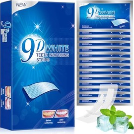 42 Pares-84 Tira Tiras Blanqueadoras De Dientes, Tiras para Blanquear los Dientes, Elimina Manchas y Blanquea Dientes Rápidamente, Bandas Dentales para una Sonrisa Brillante (42, Modelo estándar)