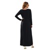 Auselily Women's Long Sleeve Loose Plain Plus Size Maxi Dresses