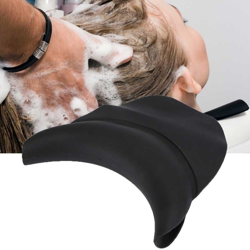 Barber Shop Silicone Hair Wash Curved Pillow Shampoo Neck Rest