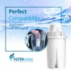 FilterLogic Pitcher Water Filter, Replacement for Brita Classic 35557