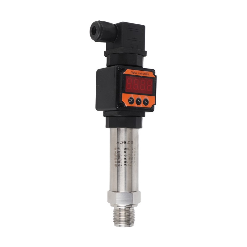 Pressure Transmitter 0‑1.6Mpa Digital Display Transducer Sensor 4‑20mA Output OMSJD‑XQYHX‑01