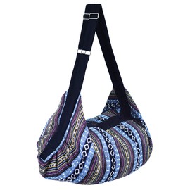 Your Cozy Luggage Hobo Crossbody Bag Shoulder Bag Travel Bag Messenger Bag Hippie Boho Bohemian, gray