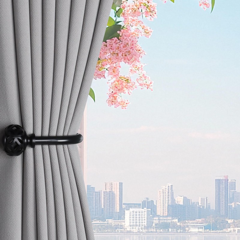 Meplait 2 Pack Curtain Holdbacks, Coin Lantern Curtain Holdbacks Curtain