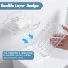 1PCS Soap Dish for Shower Wall, Shower Soap Holder Self