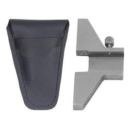 Base De Profundidad Del Calibrador, Perilla De Tornillo Del Calibrador Con Dial De Acero Inoxidable, Accesorio De Base De Profundidad Templada De Rectificado De Alta Precisión Para Medir