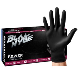 SAFEKO X-Large Blak Nyle Gloves (1000 Count/Case)