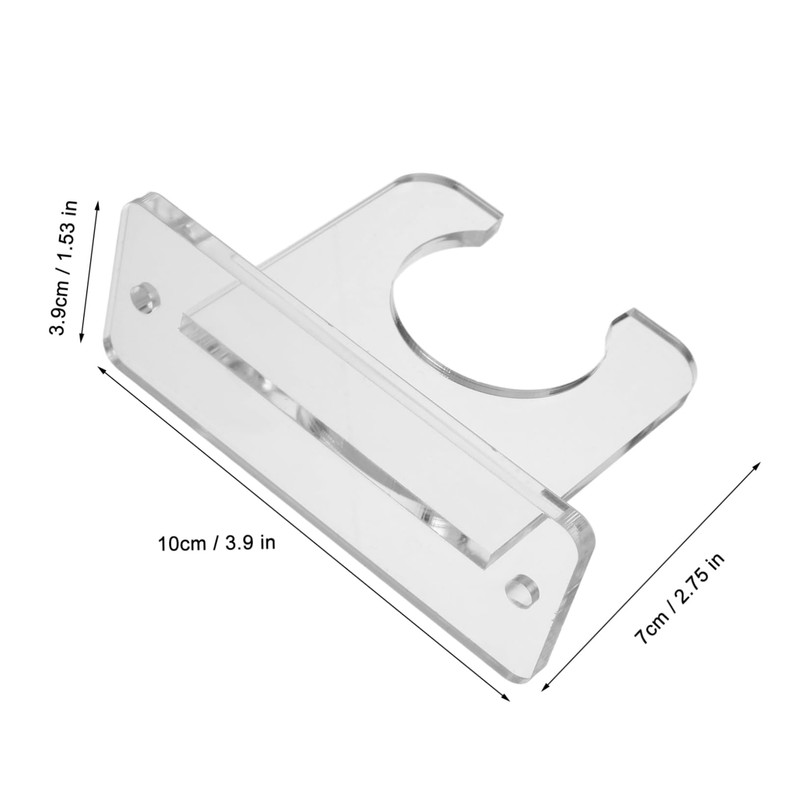 Kisangel Multi-functional Pingpong Racket Stand Acrylic Display Mount Bat Holder