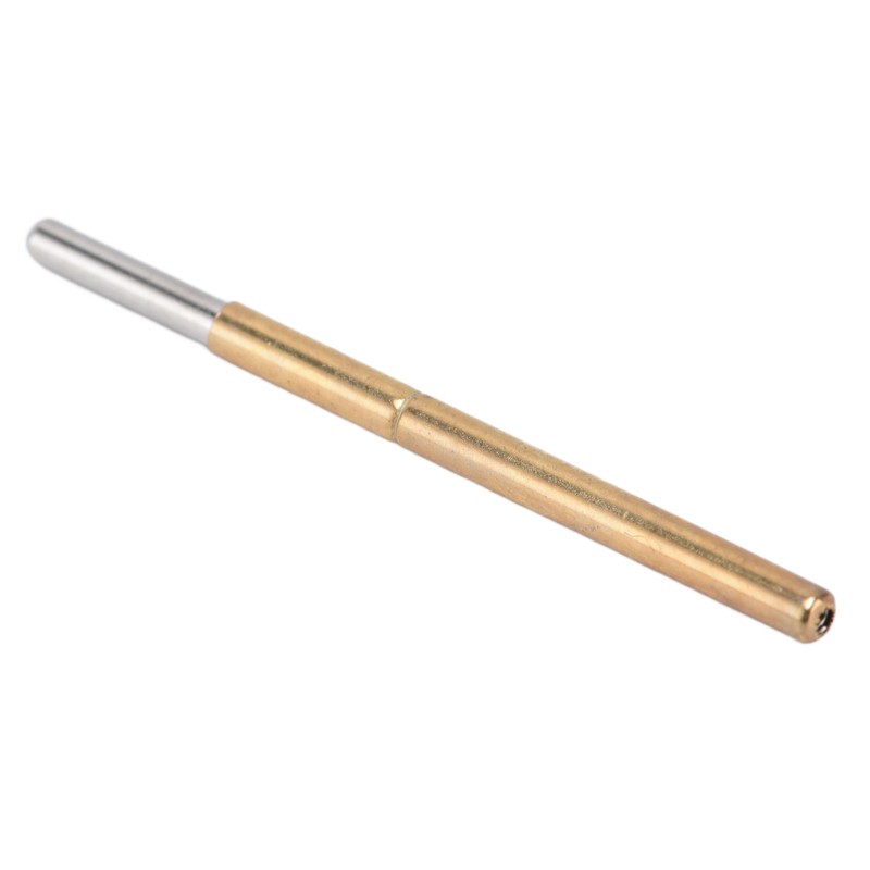 100PCS Spring Test Contact Probes Brass Stainless Steel Round Head