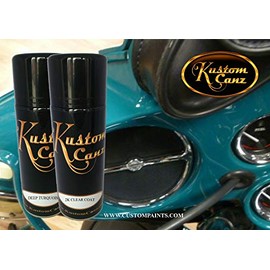 Kustom Canz Harley Davidson Deep Turquoise -12oz Aerosol can Kit - Paint Code 9H73A