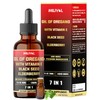 MILIVOL 7in1 Liquid Oregano Drops with Black Seed, Elderberry, Turmeric,