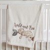 Levtex Baby - Serengeti Plush Blanket - Appliqued and Embroidered
