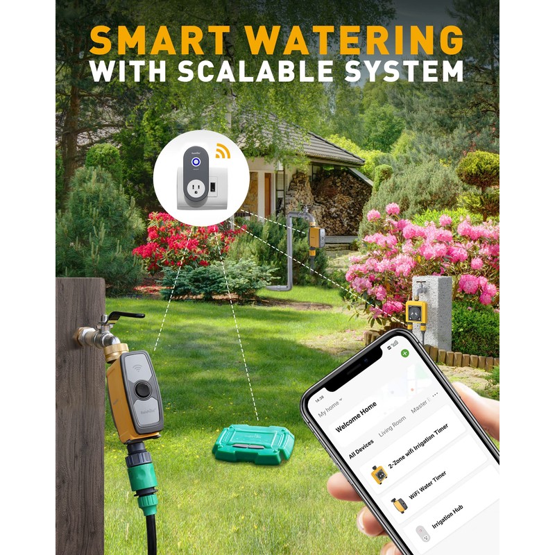RAINPOINT WiFi Irrigation Hub TWG004WRF for WiFi Sprinkler Timer (Only