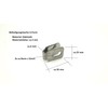 10x Mat Fixing Tab Fence Tab Bracket Mounting Bracket Stainless