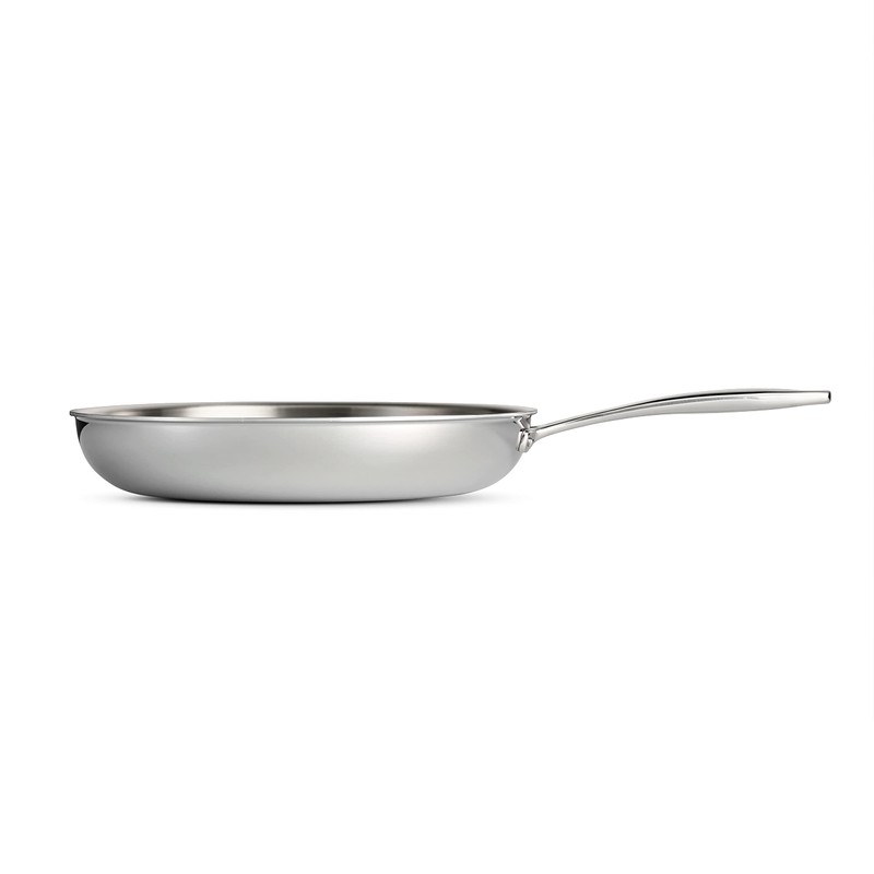 Tramontina Signature Tri-Ply Clad Stainless Steel 12-Inch Large Frying Pan,
