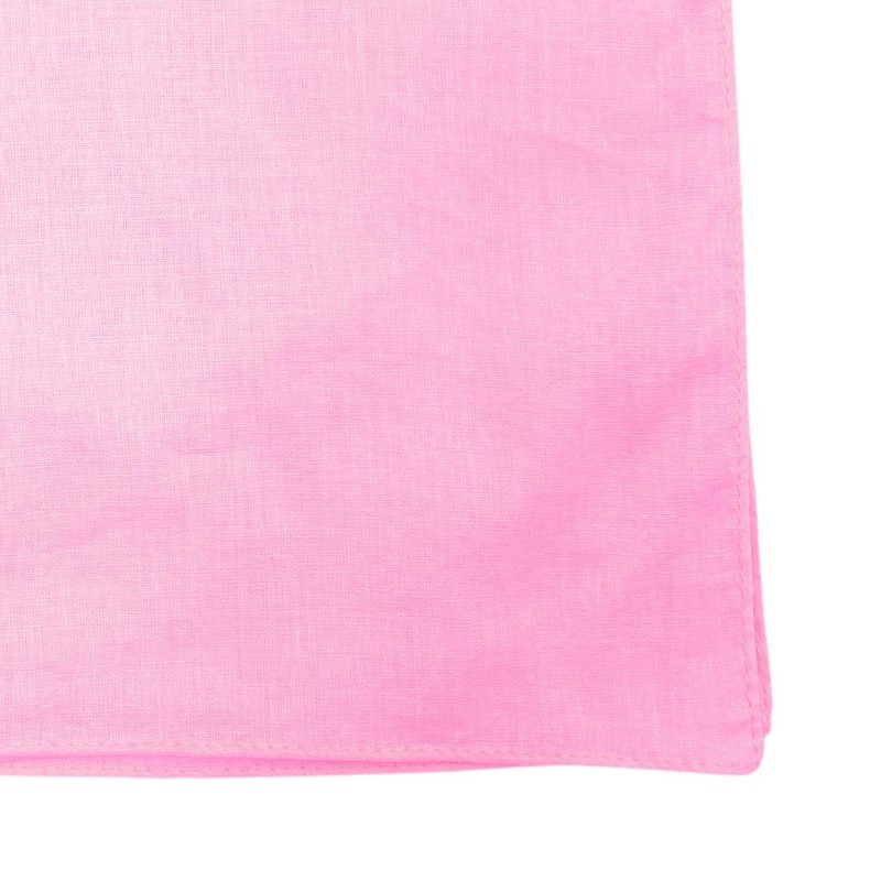 MDSTYLE Plain Bandana, 100% Cotton, 22.0 x 22.0 inches (56