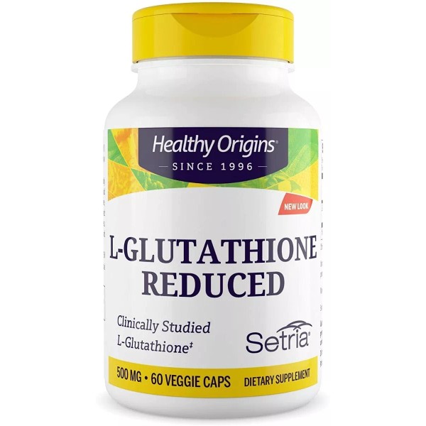 Healthy Origins Glutatión Reducido 500 Mg - 60 Cápsulas Antioxidante Eg G2