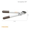 Fiskars PowerGear Lopper, Lightweight Anvil Garden Tool, White