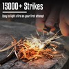 KonvoySG Fire Starter Survival Tool–Ferro Rod Fire Starter with 11"