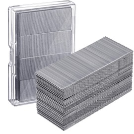 Zhengmy 23 Gauge Pin Nails Headless Pins Nails 1 Inch Galvanized Brad Nailer for Molding Cabinetry Building Assembly, 5000 Pieces