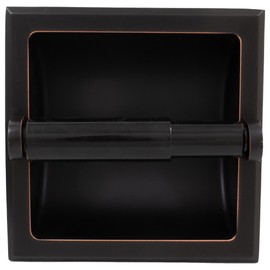 Stone Harbor Hardware Recessed Paper Holder, Vintage Bronze