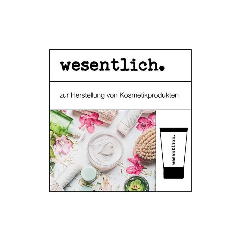 wesentlich. No. 1 Emulsifier for DIY Cosmetics and Creams 100
