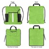 BeeGreen Royal Blue Drawstring Backpack Bag with Shoe Compartment X-Large