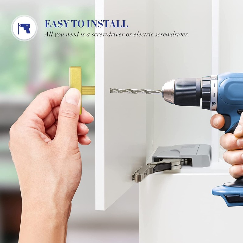 Ravinte 1 Piece Gold T Bar Cabinet Knobs 2 Inch