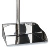 Metal Dustpan Long Handle Stainless Steel Dustpan,Heavy Duty Standing Dust