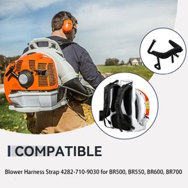 Blower Harness Strap 4282-710-9030 for BR500, BR550, BR600, BR700 with Fixing Screw HGR0384(Left Shoulder Strap)