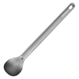Long Handle Spoon Titanium Ultra Lighweight Camping Outdoor Cookware Utensils Outdoor Camping Titanium Spoon Camping Tableware Hiking Picnic Spoon EDC