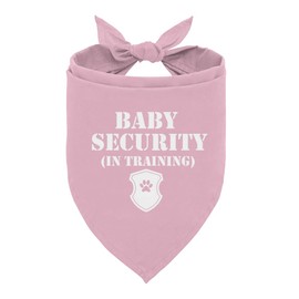 Baby Security Dog Bandana, Dog Pregnancy Announcement, Dog Scarf, Dog Bandana for Small Medium Large Dogs, Pink Dog Bandana, Dog Baby Announcement, Gift for Dog Lover (A4)