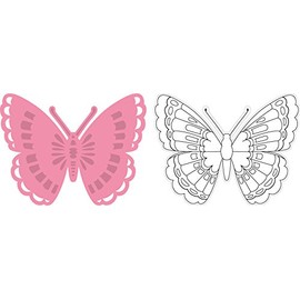 Marianne Design Tinys Butterfly 1 Collectables Cutting Die and Clear Stamp Set,