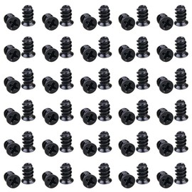100 Pcs M5 x10 Computer Cooling Fan Mount Screws Black Case Fan Screws Computer PC Case Cooling Fan Mount Screws for Computer