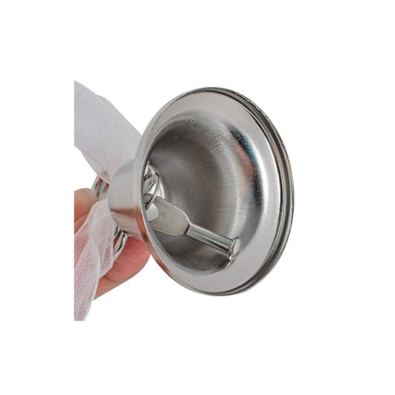 Silver Bell Place Tarjeteros para números de mesa, menú de