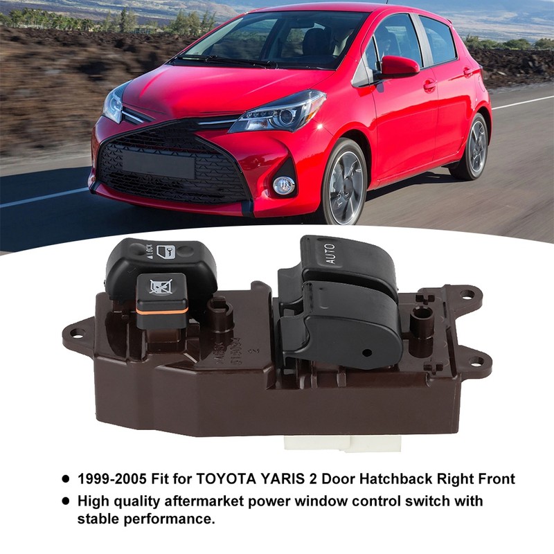 Right Driver Side Power Window Switch Fit for Yaris 3