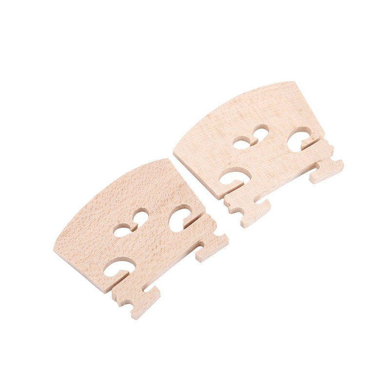 Dilwe 5Pcs Violin Bridges, Maple Wood Violin Bridges for 4/4