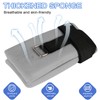 4Pcs Medical Restraints Patient Hospital Bed, Gray