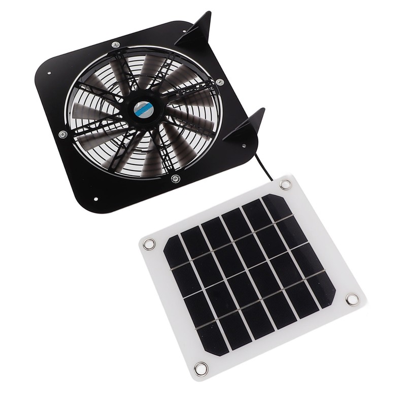 Solar Exhaust Fan 100W Solar Panel with 13.5inch Fan Waterproof