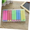 Ciieeo 10pcs Girl Chalk Holders Tasteless Chalk Storage with Box