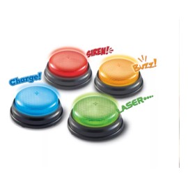 Learning Resources Juego Botones Luz Y Sonidos Learning Resources Niño Buzzers