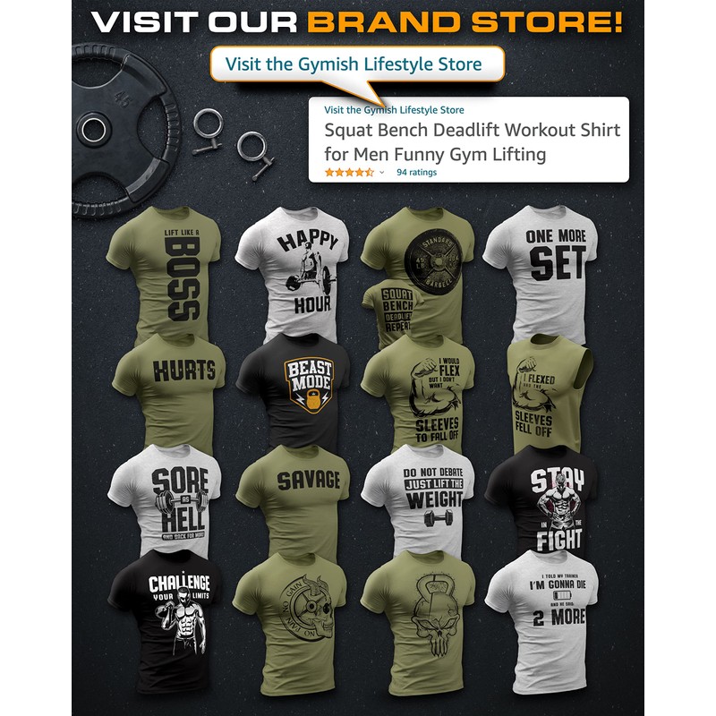 Hardcore Training Workout Shirts for Men Motivational Gym Shirt (Hardcore