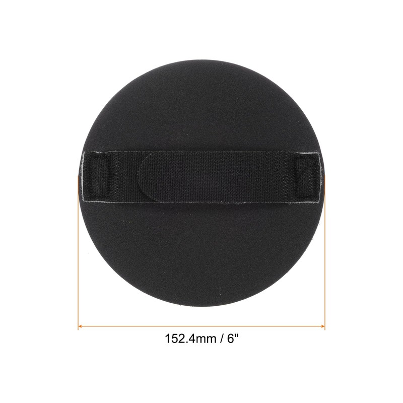 sourcing map 6-Inch Hand Sanding Pad Round for Polishing