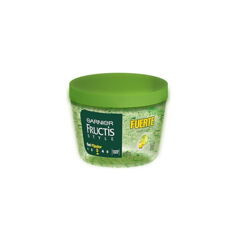 Garnier Fructis Style Gel Fuerte Tarro, 600 gr