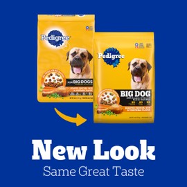 Pedigree Complete Nutrition Big Dog Dry Dog Food, Roasted Chicken, Rice and Vegetable Flavor, 16 lb. Bag