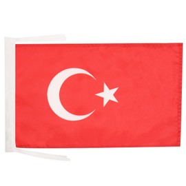 AZ FLAG - Flagge Türkei - 45x30 cm Mit Kordel - Türkische Fahne 30 x 45 Cm - Flaggen
